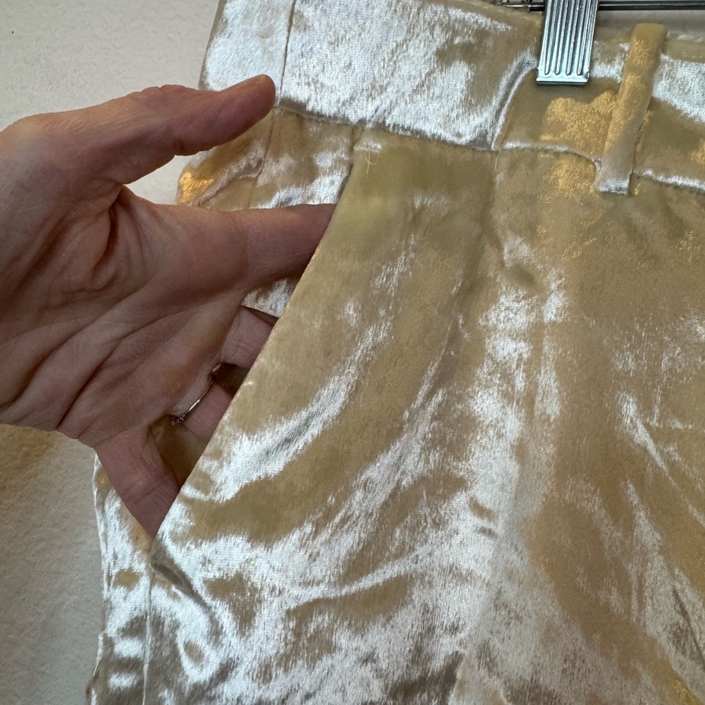 J CREW ‘Carolina Drapey Velvet’ Wide Leg Pants - Picture 7 of 17